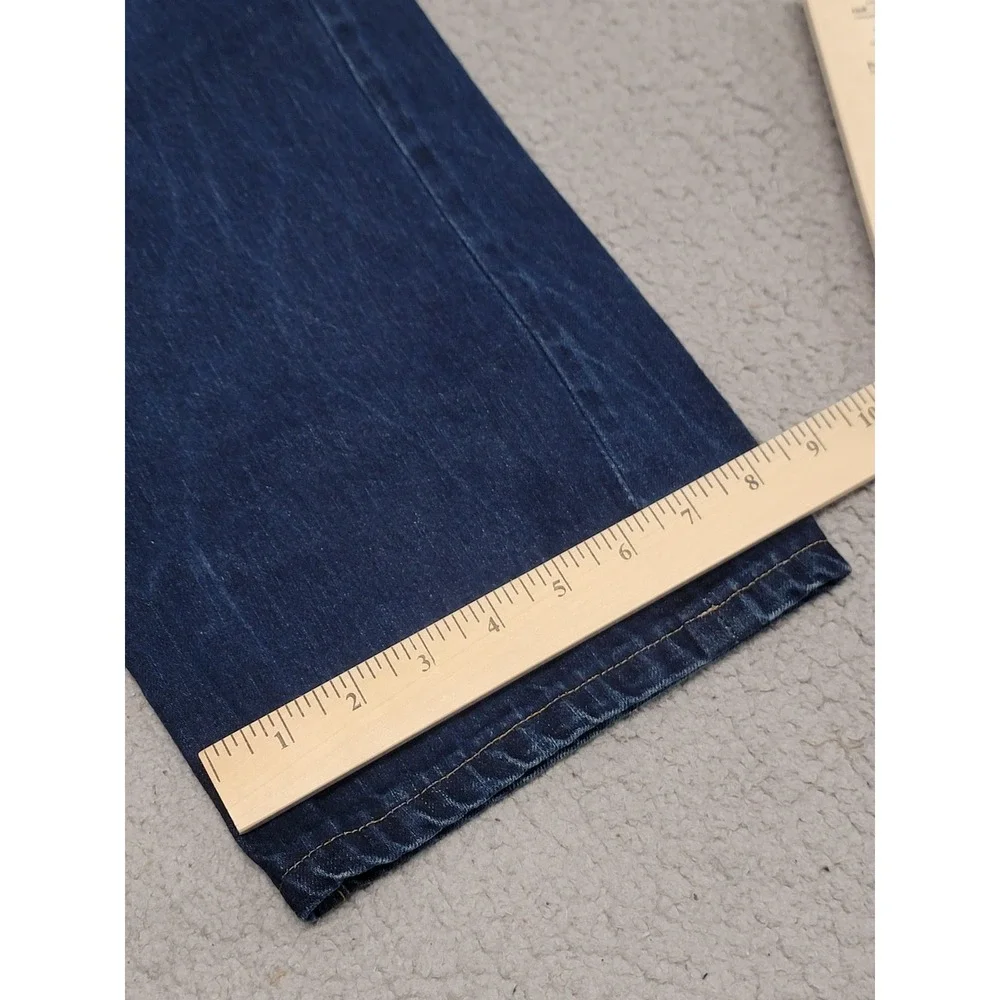 SPURR Jeans Mens 31 (Fits‎ 28x29) Blue Denim Straight Button Fly Selvedge USA